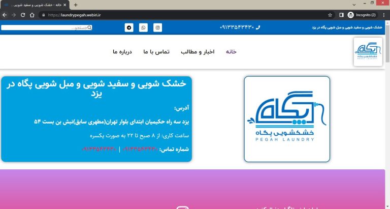 خشک شویی پگاه